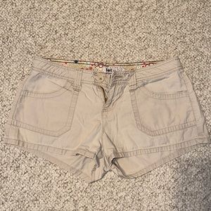 Khaki shorts